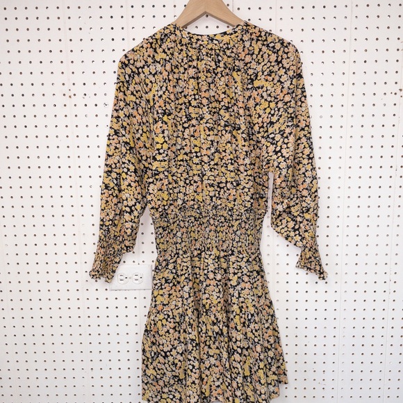 Apiece Apart La Ventura Yellow Floral Mini Dress - Picture 4 of 6